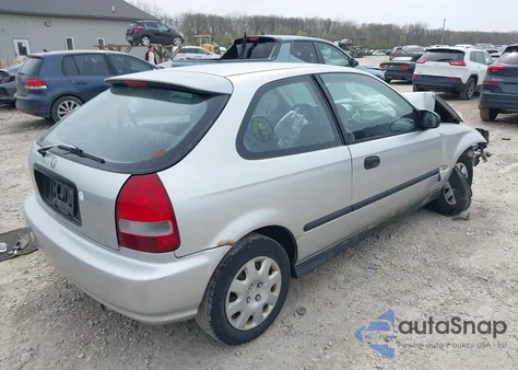 2000 Honda Civic Dx z USA, uszkodzony, nr VIN 2HGEJ644XYH104197